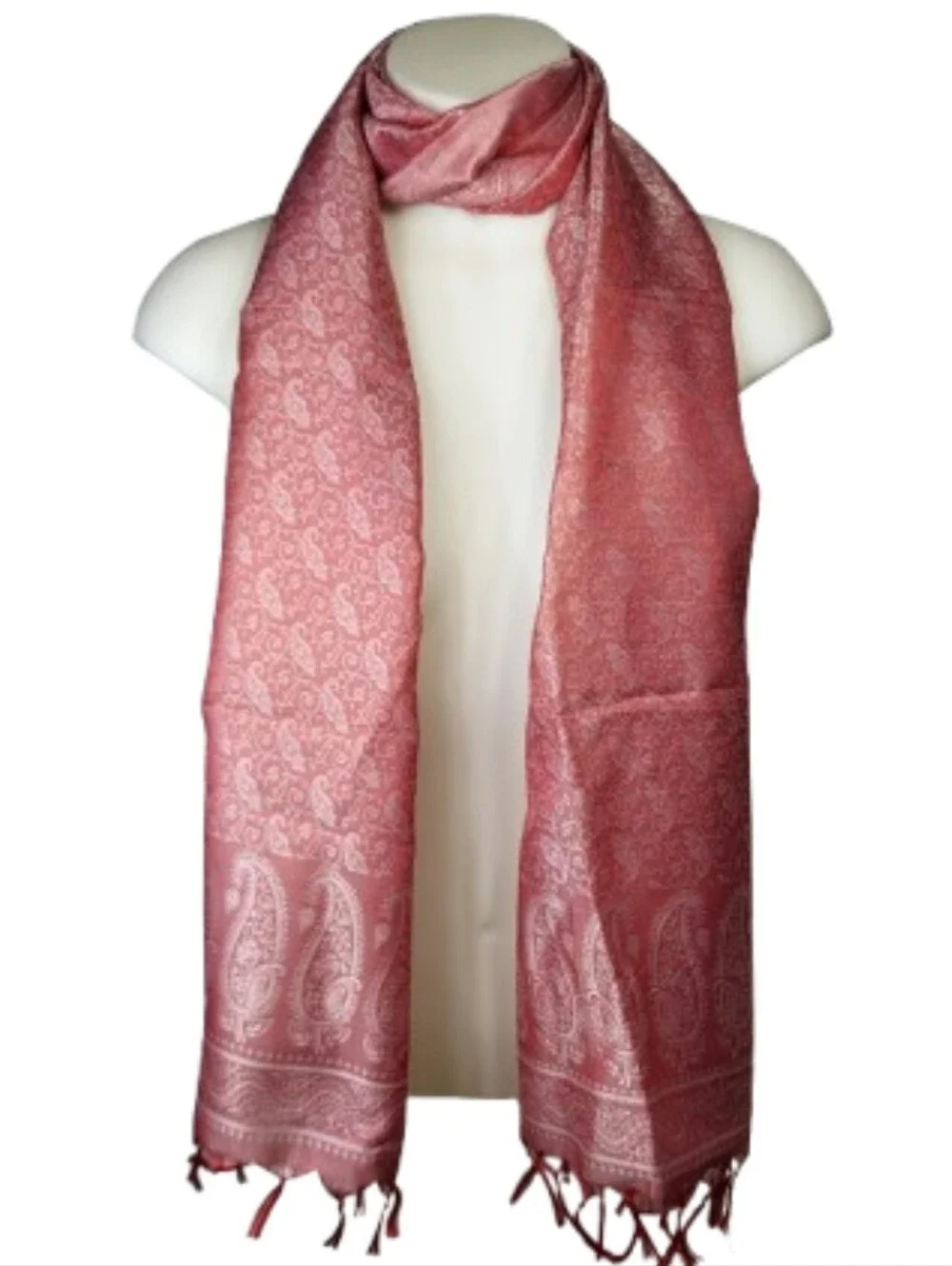 Elegant Rose Paisley Women's Scarf 21
